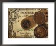 Euro Coins On Top Of An American Dollar Bill by Stephen Alvarez Limited Edition Print