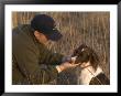 A Male And His English Springer Spaniel In A Nebraska Pasture by Joel Sartore Limited Edition Pricing Art Print