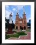 Twin Towers Of Notre Dame Cathedral With Statue In Foreground, Ho Chi Minh City, Vietnam by Mason Florence Limited Edition Pricing Art Print