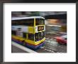 Bus Speeding Along Hennessey Road, Wan Chai, Hong Kong, China by Greg Elms Limited Edition Print