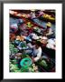 Wooden Canoes Laden With Goods For Sale At Floating Market, Damnoen Saduak, Thailand by Richard I'anson Limited Edition Print