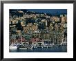 City Above Port And Marina, Genova, Liguria, Italy by Dallas Stribley Limited Edition Pricing Art Print
