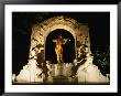 Monument To Johann Strauss The Younger At Night, Vienna, Austria by Martin Moos Limited Edition Print
