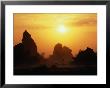 Natural Chimney Formations At Sunset, Lake Abbe, Djibouti by Frances Linzee Gordon Limited Edition Print