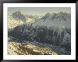 The Tourist Resort Of Chamonix Sits At The Foot Of The French Alps by Nicole Duplaix Limited Edition Print
