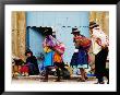 Family Walking Through Market, Lircay, Peru by Jeffrey Becom Limited Edition Print