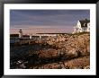 Marshall Point Lighthouse And House On Port Clyde, Maine, Usa by Stephen Saks Limited Edition Print