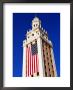 Us Flag Hanging From Building, Miami, U.S.A. by Oliver Strewe Limited Edition Print