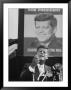 Sen./Pres. Candidate John Kennedy Speaking From Microphoned Podium During His Campaign Tour Of Tn by Walter Sanders Limited Edition Print