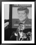 Sen./Pres. Candidate John Kennedy Speaking From Microphoned Podium During His Campaign Tour Of Tn by Walter Sanders Limited Edition Pricing Art Print