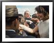 First Lady Jacqueline Kennedy With Husband Greeting Crowds At Airport During Campaign Tour Of Texas by Art Rickerby Limited Edition Pricing Art Print