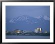 Downtown Anchorage At Twilight Seen From Tony Knowles Coastal Trail by Michael Melford Limited Edition Print