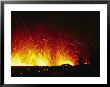 Fountains Of Molten Lava Shoot 250 Feet Above Hawaii Islands Kilauea Crater by William Allen Limited Edition Print