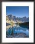 Moraine Lake And Valley Of Peaks At Sunrise, Banff National Park, Alberta, Canada by Michele Falzone Limited Edition Print