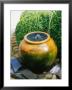 Small Urn With Bubbling Water, Urn Surrounded By Slate And Cobbles by Mark Bolton Limited Edition Pricing Art Print