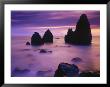 Sunset Rodeo Beach, Ca, Rock Formations In The Fog by Jules Cowan Limited Edition Print