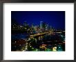 New Marina Waterfront At Night, Seattle, Wa by Jim Corwin Limited Edition Print