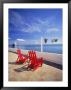 Red Beach Chairs, Cape Cod, Ma by Walter Bibikow Limited Edition Print