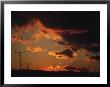 Sunset And Telephone Lines, Long Island, Ny by Ronald Lewis Limited Edition Print