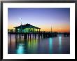 Fishing Pier At Sunrise, Fort De Soto Park, Fl by David Davis Limited Edition Print