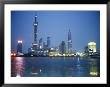 The Shanghai Skyline And Riverfront At Night by Raul Touzon Limited Edition Print