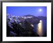 Moonrise On Santorini, Greece by Kevin Beebe Limited Edition Pricing Art Print