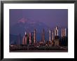 Shell Oil Refinery With Mt. Baker, Wa by Steve Stroud Limited Edition Print