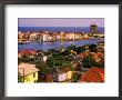 Town Buildings And Harbour, Willemstad, Netherlands Antilles by Jerry Alexander Limited Edition Print