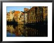 Buildings Reflected In The Still Waters Of A Canal, Gent, Belgium by Mark Daffey Limited Edition Print