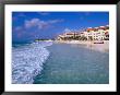 Beach Front Apartments And Hotels, Playa Del Carmen, Quitana Roo, Mexico by John Elk Iii Limited Edition Print