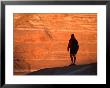 Silhouette Of Hiker In Padre Bay, Lake Powell, Utah, Usa by Cheyenne Rouse Limited Edition Print