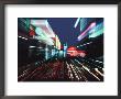 Street Scene In Tokyo's Ginza District At Night, Japan by Ira Block Limited Edition Print