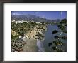 Salon Beach From Balcon De Europe, Nerja, Andalucia (Andalusia), Spain, Europe by Michael Short Limited Edition Print