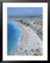 View Over The Beach And Nice, Cote D'azur, Alpes-Maritimes, Provence, France, Europe by Firecrest Pictures Limited Edition Print