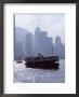 Star Ferry, Victoria Harbour, With Hong Kong Island Skyline In Mist Beyond, Hong Kong, China, Asia by Amanda Hall Limited Edition Print
