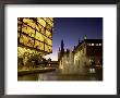 Museo Del Foro And Fountains In The Plaza De La Seo Illuminated At Night, Zaragoza, Aragon, Spain by Ruth Tomlinson Limited Edition Pricing Art Print