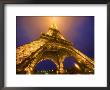 Base Of Eiffel Tower At Night, Paris, France by Jim Zuckerman Limited Edition Print