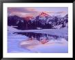 Mount Dana At Sunset Reflecting In Partially Frozen Lake, Sierra Nevada Mountains, California, Usa by Christopher Talbot Frank Limited Edition Print