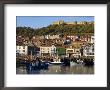 Scarborough, Harbour And Seaside Resort With Castle On The Hill, Yorkshire, England by Adina Tovy Limited Edition Print