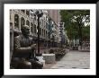 Statue In Quincy Market, Faneuil Hall Marketplace, Boston, Massachusetts, United States Of America by Amanda Hall Limited Edition Print