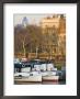 Lambeth Embankment And Gherkin (Swiss Re) Building In Distance, London, England by Charles Bowman Limited Edition Print