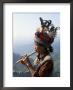 Ifugao Person Playing A Pipe, Northern Area, Island Of Luzon, Philippines, Southeast Asia by Bruno Barbier Limited Edition Print