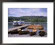Boats At Bowness-On-Windermere, Belle Isle In The Background, Lake District, Cumbria, England by Roy Rainford Limited Edition Print