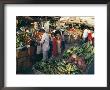 Fruit Including Bananas For Sale In The Market, Bhuj, Kutch District, Gujarat State, India by John Henry Claude Wilson Limited Edition Print