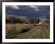 Covered Wagon On Oregon Trail, Lewis And Clark Trail, Whitman Mission, Walla Walla, Washington, Usa by Connie Ricca Limited Edition Print