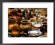 Clay Pots For Sale At The Antique And Flea-Market Festival, Areo, Tuscany, Italy by Robert Eighmie Limited Edition Print