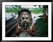 Traditional Mask Carving From Tambanum Village, Tambanum, East Sepik, Papua New Guinea by Jerry Galea Limited Edition Print
