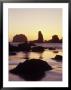 Sunset And Seastacks, Bandon Beach, Oregon, Usa by Darrell Gulin Limited Edition Print