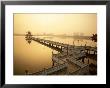 Lotus Lake, Nine Cornered Bridge And Wuli Pagoda, Dawn, Sunrise, Kaohsiung, Taiwan by Steve Vidler Limited Edition Print