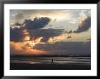 Israel, Man Walking On Beach, Tel Aviv, Israel by Keenpress Limited Edition Print